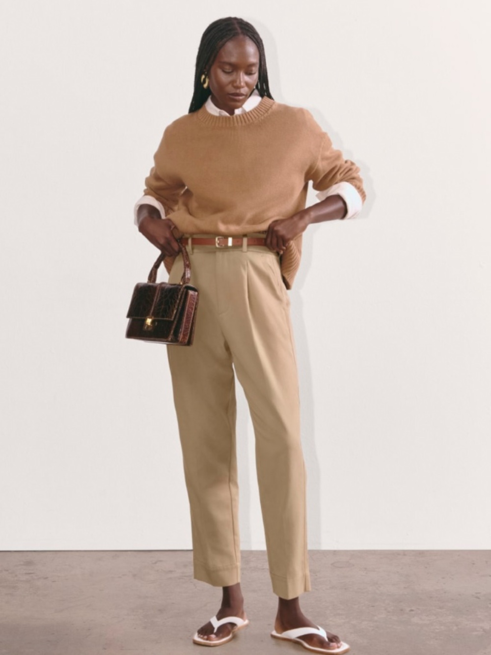 Everlane the draper taper pants in buttersmooth